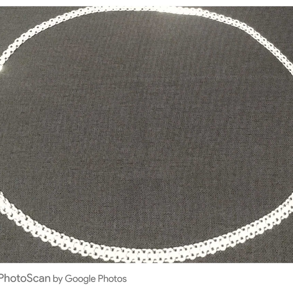 Bismarck Sterling silver chain.